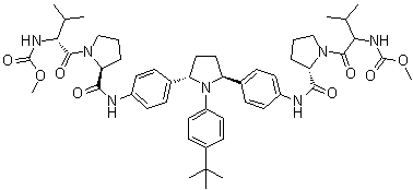 翁比他韦分子结构 (CAS 1258226-87-7)
