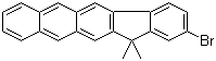 2-溴-13,13-二甲基-13H-茚并[1,2-b]蒽分子结构 (CAS 1258514-99-6)