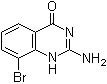 2-氨基-8-溴喹唑啉-4(3H)-酮分子结构 (CAS 1258630-85-1)