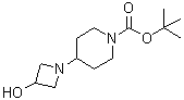 4-(3-羟基-1-氮杂环丁基)-1-哌啶羧酸叔丁酯分子结构 (CAS 1258640-55-9)