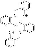 2,2'-[1,2-偶氮二基双(2,1-亚苯氮次甲基)]二苯酚分子结构 (CAS 1258669-34-9)