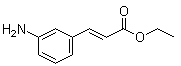 反式-3-氨基肉桂酸乙酯分子结构 (CAS 125872-97-1)