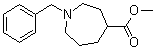 六氢-1-苄基-1H-氮杂卓-4-羧酸甲酯分子结构 (CAS 1259064-94-2)