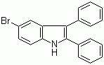 5-溴-2,3-二苯基-1H-吲哚分子结构 (CAS 1259224-11-7)