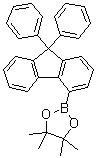 9,9-二苯基-9H-芴-4-基硼酸频哪醇酯分子结构 (CAS 1259280-37-9)