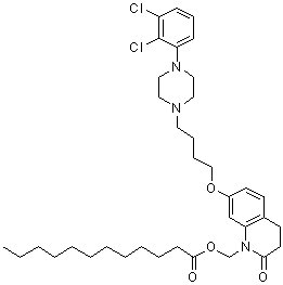 月桂酰阿立哌唑分子结构 (CAS 1259305-29-7)