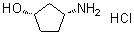 CAS # 1259436-59-3, (1S,3R)-3-Aminocyclopentanol hydrochloride (1:1)