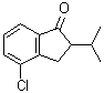 4-氯-2,3-二氢-2-异丙基-1H-茚-1-酮分子结构 (CAS 1259477-38-7)