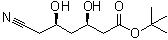 (3R,5R)-6-氰基-3,5-二羟基己酸叔丁酯分子结构 (CAS 125971-93-9)
