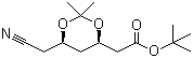 (4R,6R)-tert-Butyl-6-cyanomethyl-2,2-dimethyl-1,3-dioxane-4-acetate molecular structure (CAS 125971-94-0)