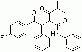 4-氟-alpha-[2-甲基-1-氧丙基]-gama-氧代-N,beta-二苯基苯丁酰胺分子结构 (CAS 125971-96-2)