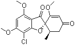 CAS 登录号：126-07-8, (+)-灰黄霉素, 6'-甲基-2',4,6-三甲氧基-7-氯螺[苯并呋喃-2(3H),1'-[2]环己烯]-3,4'-二酮