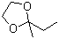 2-乙基-2-甲基-1,3-二氧戊环分子结构 (CAS 126-39-6)