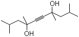 structure of CAS# 126-86-3, 2,4,7,9-四甲基-5-癸炔-4,7-二醇