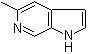 5-甲基-1H-吡咯并[2,3-c]吡啶分子结构 (CAS 1260381-52-9)