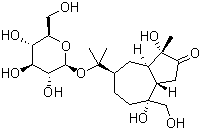 structure of CAS# 126054-77-1, 苍术苷 A