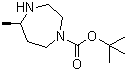 (5R)-六氢-5-甲基-1H-1,4-二氮杂卓-1-羧酸叔丁酯分子结构 (CAS 1260619-38-2)