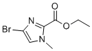 乙基4-溴-1-甲基-1H-咪唑-2-羧酸酯分子结构 (CAS 1260672-33-0)