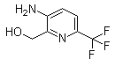 3-氨基-6-(三氟甲基)-2-吡啶甲醇分子结构 (CAS 1260769-25-2)
