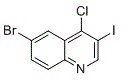 structure of CAS# 1260787-47-0, 6-溴-4-氯-3-碘喹啉
