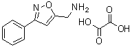 3-苯基-5-异恶唑甲胺草酸盐分子结构 (CAS 1260835-39-9)