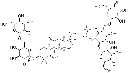 11-氧罗汉果皂甙 V分子结构 (CAS 126105-11-1)