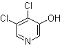 4,5-二氯-3-吡啶醇分子结构 (CAS 1261269-63-9)