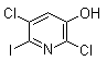2,5-二氯-6-碘吡啶-3-醇分子结构 (CAS 1261365-62-1)