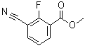 3-氰基-2-氟苯甲酸甲酯分子结构 (CAS 1261453-50-2)