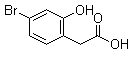 4-溴-2-羟基苯乙酸分子结构 (CAS 1261497-72-6)
