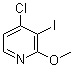 structure of CAS# 1261562-56-4, 4-Chloro-3-iodo-2-methoxypyridine