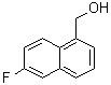 6-氟-1-萘甲醇分子结构 (CAS 1261594-29-9)