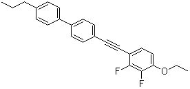CAS # 126163-06-2, 4-[(4-Ethoxy-2,3-difluorophenyl)ethynyl]-4'-propyl-1,1'-biphenyl