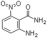 2-氨基-6-硝基苯甲酰胺分子结构 (CAS 1261676-58-7)