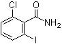 structure of CAS# 1261686-40-1, 2-Chloro-6-iodobenzamide