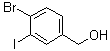 4-溴-3-碘苯甲醇分子结构 (CAS 1261776-05-9)