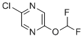 2-氯-5-(二氟甲氧基)吡嗪分子结构 (CAS 1261799-42-1)
