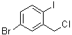 structure of CAS# 1261817-10-0, 4-Bromo-2-(chloromethyl)-1-iodobenzene