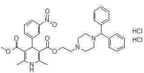 盐酸马尼地平分子结构 (CAS 126229-12-7)