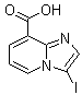 3-碘咪唑并[1,2-a]吡啶-8-羧酸乙酯分子结构 (CAS 1262409-63-1)