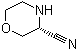 (3R)-3-吗啉甲腈分子结构 (CAS 1262484-54-7)