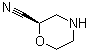 (2R)-2-吗啉甲腈分子结构 (CAS 1262484-62-7)