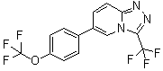 6-[4-(三氟甲氧基)苯基]-3-(三氟甲基)[1,2,4]三唑并[4,3-a]吡啶分子结构 (CAS 1262618-39-2)