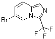 6-溴-3-(三氟甲基)咪唑并[1,5-a]吡啶分子结构 (CAS 1262619-64-6)