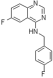 4-((4-氟苄基)氨基)-6-氟喹唑啉分子结构 (CAS 1262888-28-7)