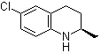 (2R)-6-氯-1,2,3,4-四氢-2-甲基喹啉分子结构 (CAS 1263000-44-7)