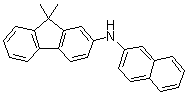 9,9-二甲基-N-2-萘基-9H-芴-2-胺分子结构 (CAS 1263001-82-6)