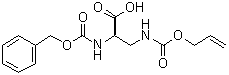 CAS 登录号：1263046-49-6, N-[苄氧羰基]-3-[[(2-丙烯-1-基氧基)羰基]氨基]-D-丙氨酸