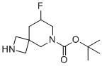 叔-丁基8-氟-2,6-二氮杂螺[3.5]壬烷-6-羧酸酯分子结构 (CAS 1263180-31-9)