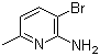 structure of CAS# 126325-46-0, 2-氨基-3-溴-6-甲基吡啶